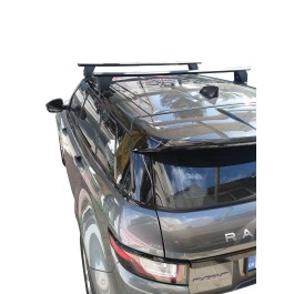 Μπαρες για Μπαγκαζιερα - Kit Μπάρες αλουμινίου μαύρες Menabo - Πόδια για Land Rover Evoque 2011-2018 2 τεμάχια