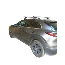 Μπαρες για Μπαγκαζιερα - Kit Μπάρες οροφής Αλουμινίου NORDRIVE Silenzio - Πόδια για Mazda CX30 2019+ 2 τεμάχια