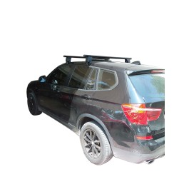 Μπαρες για Μπαγκαζιερα - Kit Μπάρες οροφής αλουμινίου μαύρες Menabo - Πόδια για BMW X3 F25 2010-2017 2 τεμάχια