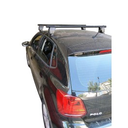 Μπαρες για Μπαγκαζιερα - Kit Μπάρες οροφής Αλουμινίου DELTA ΜΕΝΑΒΟ - Πόδια για VW Polo 2009-2017 2 τεμάχια