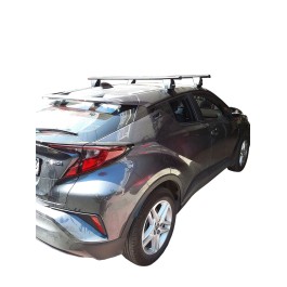Μπαρες για Μπαγκαζιερα - Kit Μπάρες οροφής Αλουμινίου μαύρες Menabo Delta - Πόδια για Toyota C-HR 2016+ 2 τεμάχια