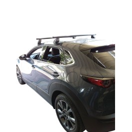 Μπαρες για Μπαγκαζιερα - Kit Μπάρες οροφής Σιδήρου - Πόδια MENABO για Mazda CX-30 2019+ 2 τεμάχια