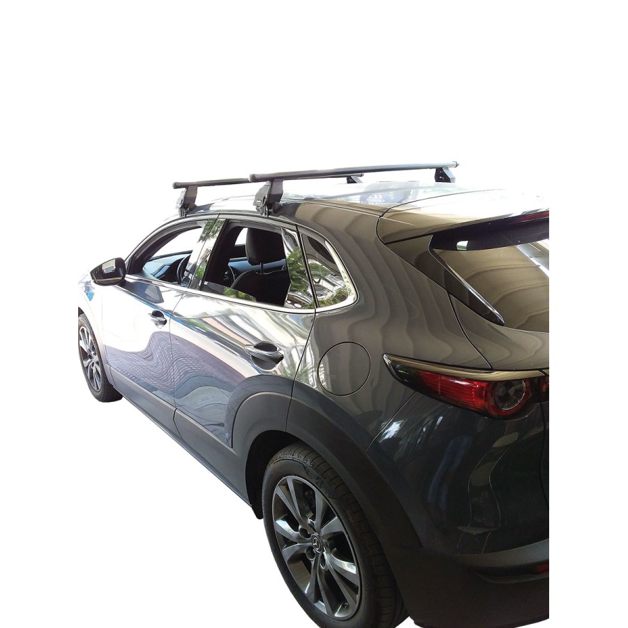 Μπαρες για Μπαγκαζιερα - Kit Μπάρες οροφής Σιδήρου - Πόδια MENABO για Mazda CX-30 2019+ 2 τεμάχια Ολοκληρωμένα Κιτ με Μπάρες Οροφής  Αξεσουαρ Αυτοκινητου - ctd.gr