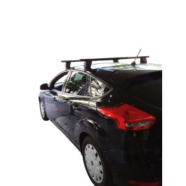 Μπαρες για Μπαγκαζιερα - Kit Μπάρες οροφής αλουμινίου μαύρες Menabo Delta - Πόδια για Ford Focus 5D 2018+ 2 τεμάχια