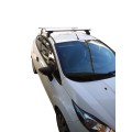 Μπαρες για Μπαγκαζιερα - Kit Μπάρες οροφής Αλουμινίου NORDRIVE Silenzio - Πόδια για Ford Fiesta 3d/5d 2008-2017 2 τεμάχια