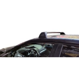Μπαρες για Μπαγκαζιερα - Kit Μπάρες οροφής Αλουμινίου μαύρες Yakima - Πόδια για Subaru XV 2012+ (χωρίς παράλληλες μπάρες) 2 τεμάχια