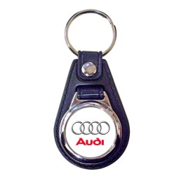 Μπρελόκ Μεταλλικό με logo Audi και πλάτη 